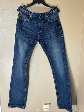 Ariat Men’s Indigo Washed Slim Straight Jeans
